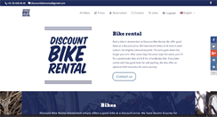 Desktop Screenshot of discountbikerental.nl