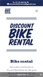 Mobile Screenshot of discountbikerental.nl
